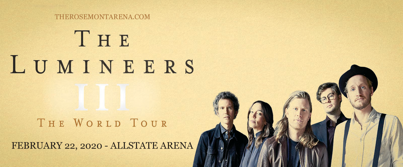 The Lumineers at Allstate Arena tickets The Lumineers at Allstate Arena