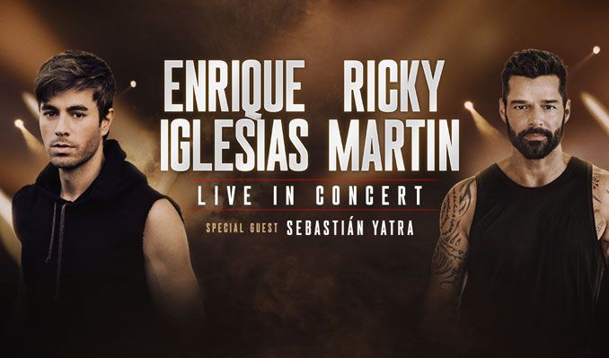 Enrique Iglesias & Ricky Martin at Allstate Arena