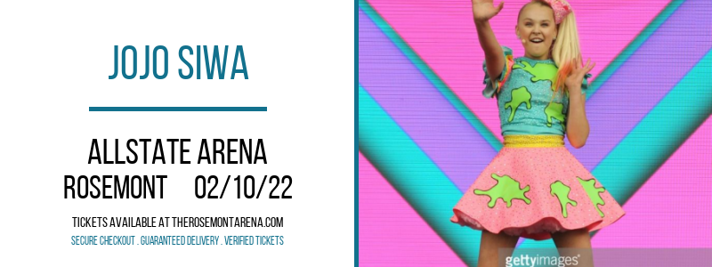JoJo Siwa at Allstate Arena tickets JoJo Siwa at Allstate Arena