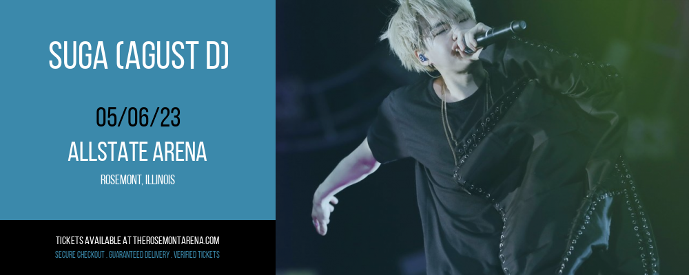 Suga (Agust D) at Allstate Arena