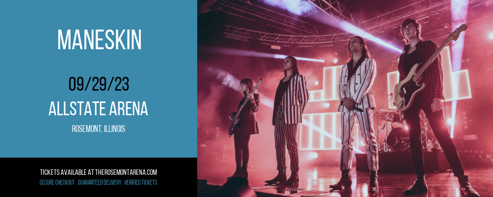Maneskin at Allstate Arena tickets Maneskin at Allstate Arena