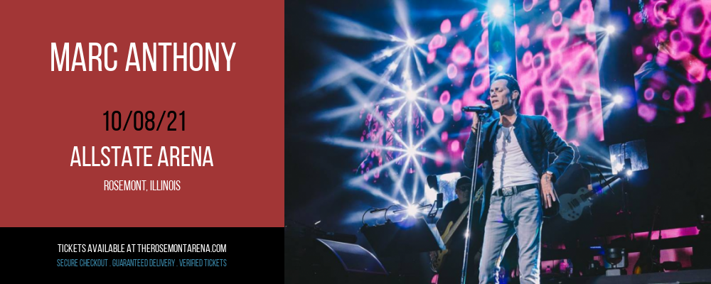 Marc Anthony at Allstate Arena tickets Marc Anthony at Allstate Arena