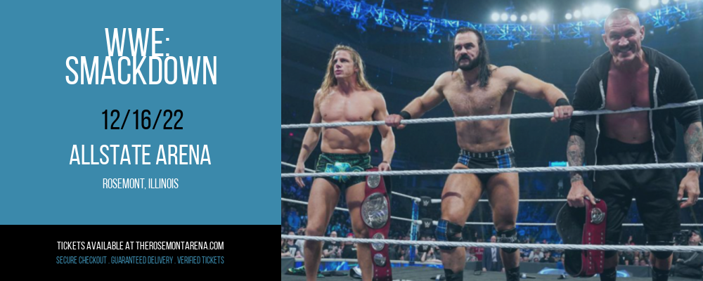 WWE: Smackdown at Allstate Arena tickets WWE: Smackdown at Allstate Arena