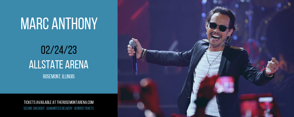 Marc Anthony at Allstate Arena tickets Marc Anthony at Allstate Arena