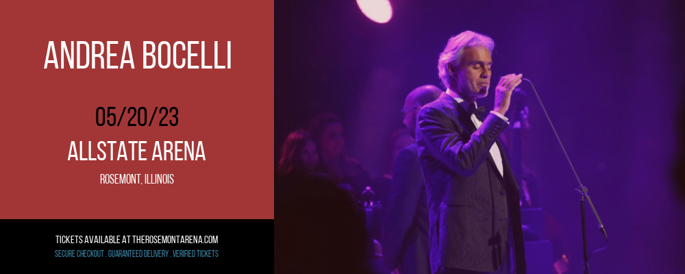 Andrea Bocelli at Allstate Arena tickets Andrea Bocelli at Allstate Arena