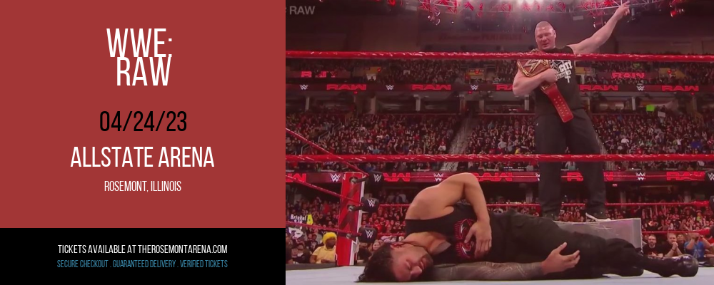 WWE: Raw at Allstate Arena tickets WWE: Raw at Allstate Arena
